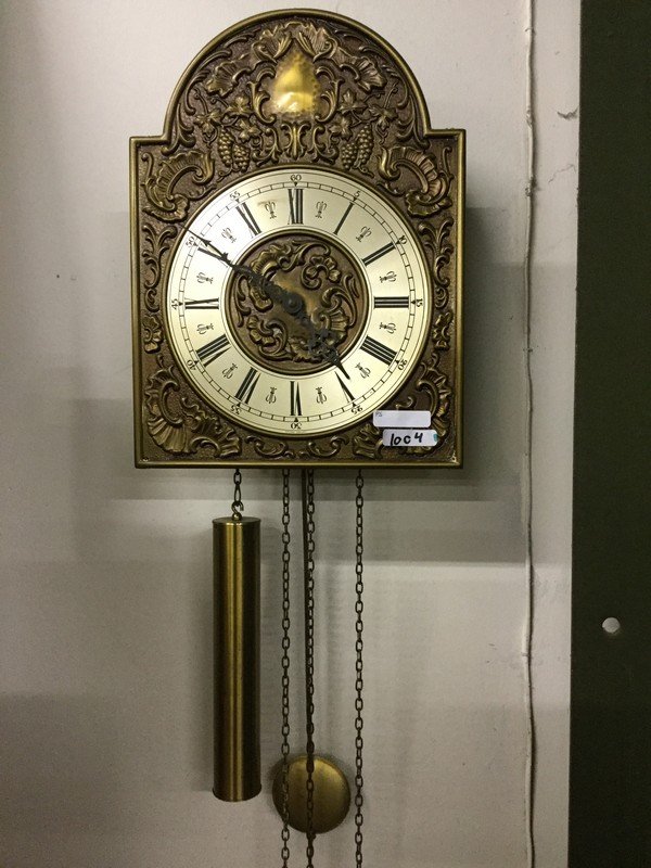 Hanging grandfather clock