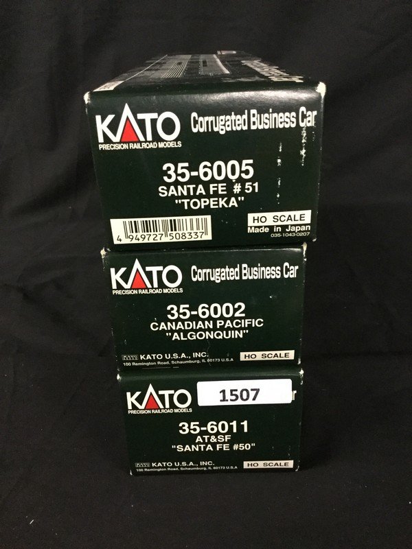 Three Kato Precision Railroad Models Ho scale (1 of 3)