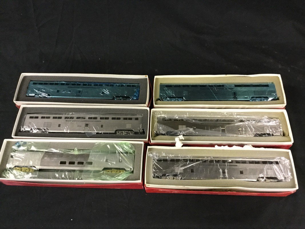 Six S. SOHO & CO. HO Scale Coaches (1 of 2)