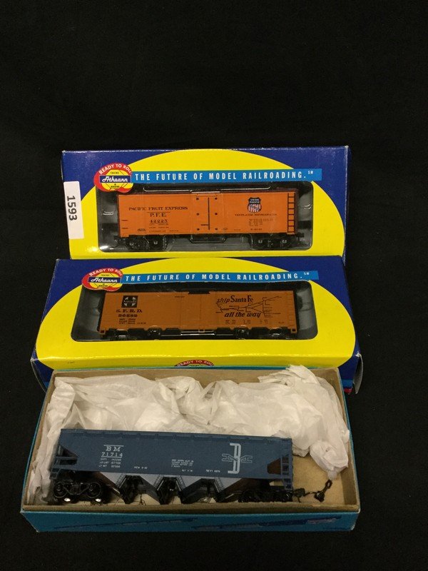Three Athearns Trains in Miniature model reefers (1 of 2)