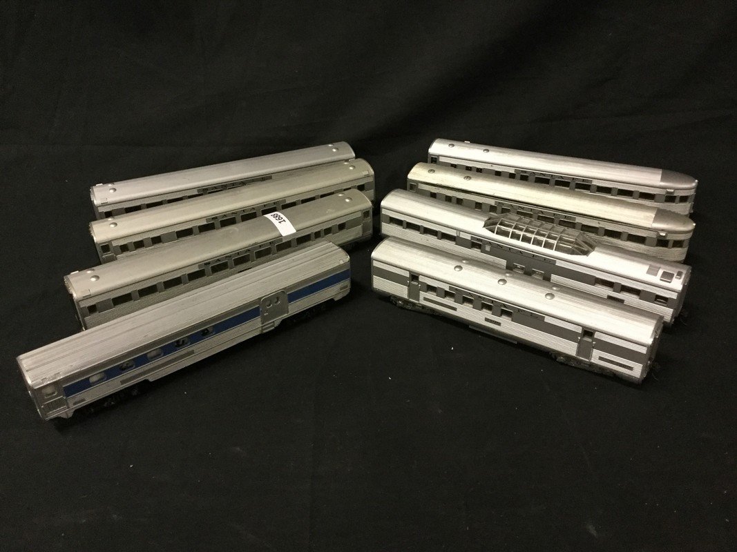 Seven Santa Fe coach Cars with one Vista dome (1 of 1)