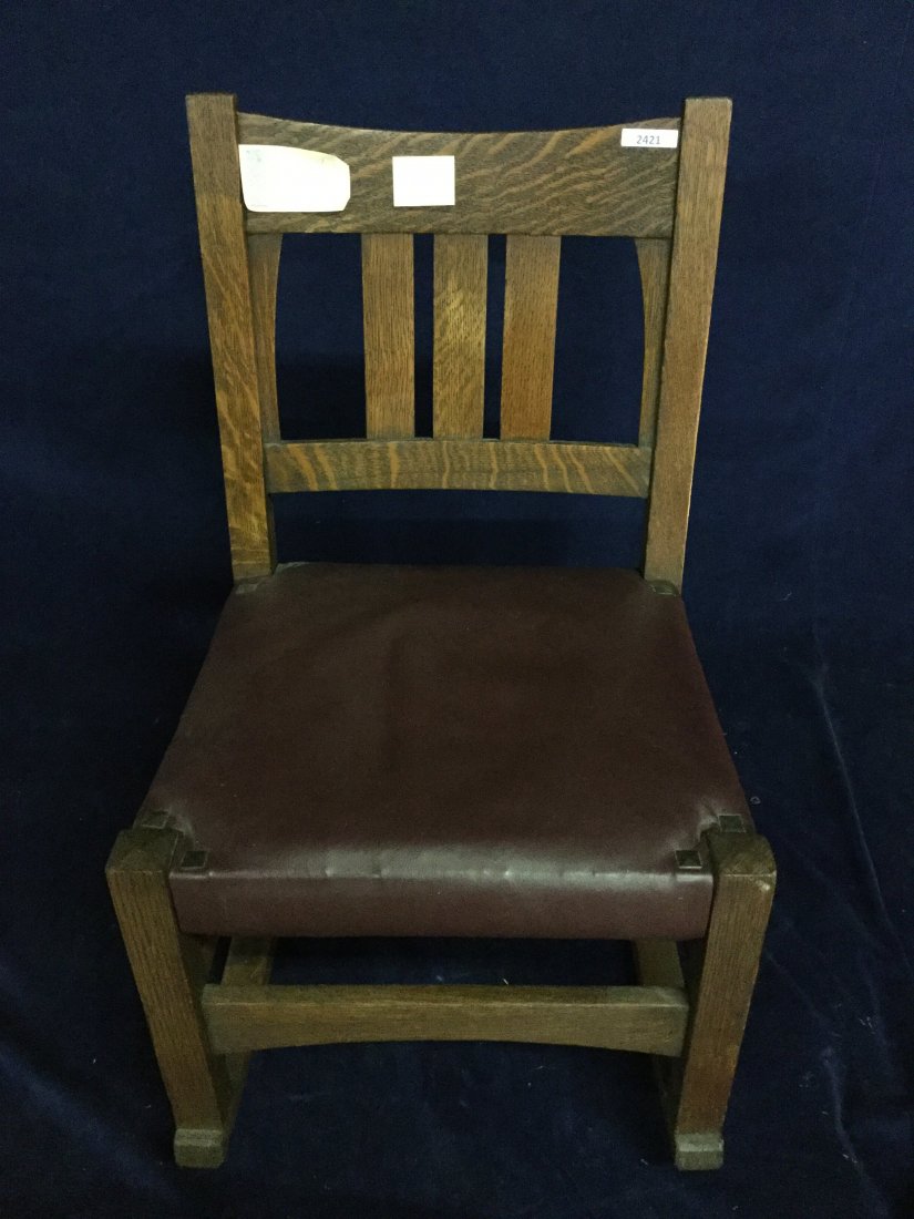 Gustav Stickley / Harvey Ellis nursing Rocking chair (1 of 1)