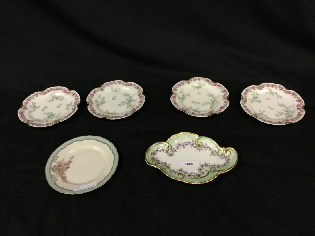 Assorted Limoges Plates 6 pcs (1 of 4)