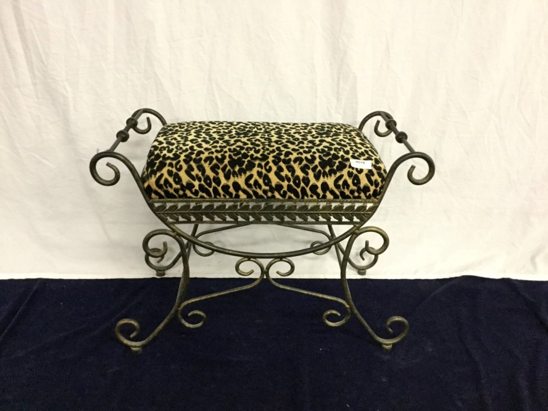 Leopard print bench (1 of 1)