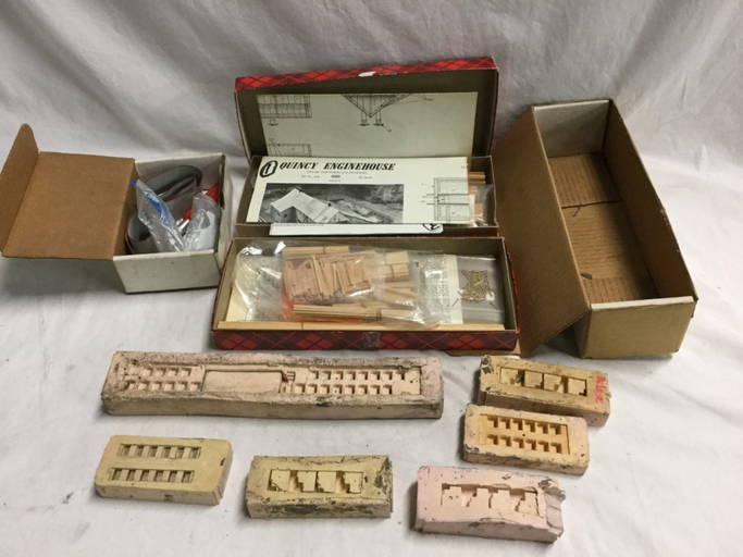 Train Enginehouse And Train Molds.