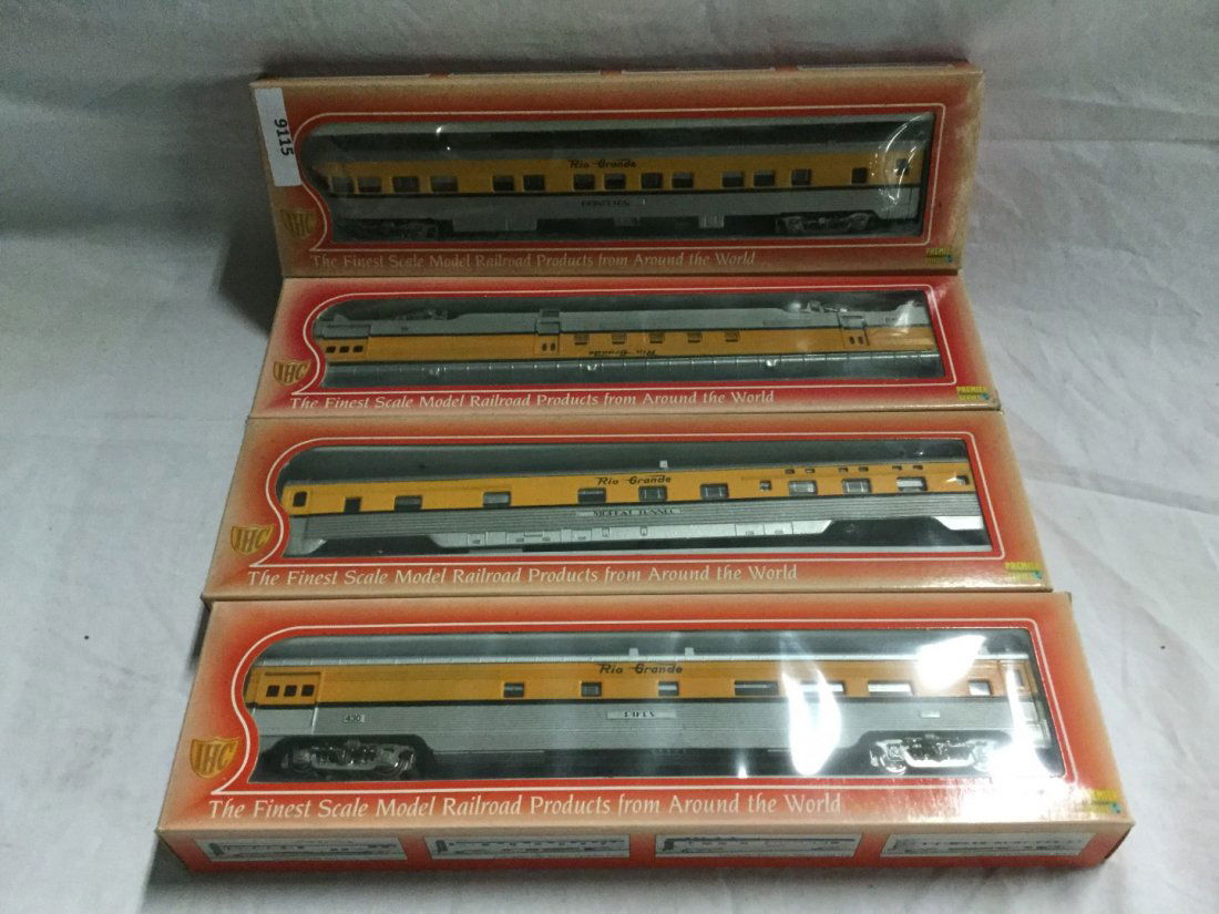 4 IHC Rio Grande model trains. (1 of 2)