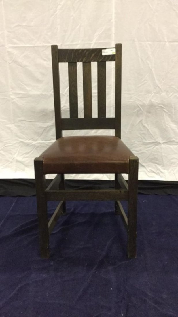 Stickley Chair: Stickley Chair. 35"x 17"x17" unmarked