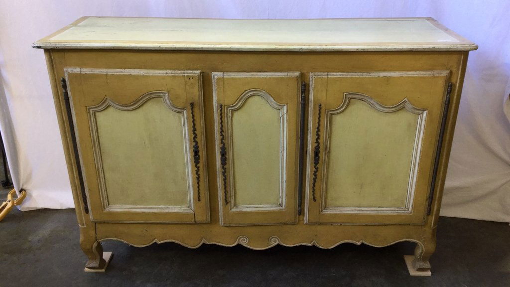 19th C. Painted French Provincial Sideboard (1 of 10)