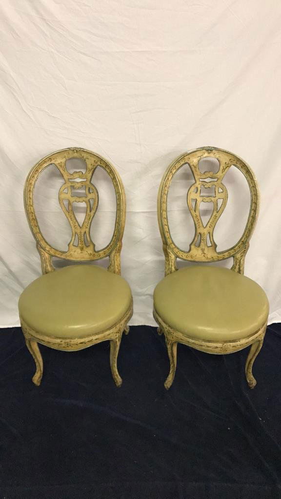 Painted parlor chairs (1 of 3)