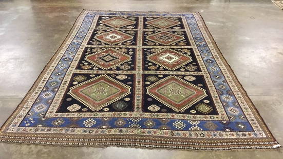 Hand Loomed Persian Area rug: Hand Loomed Persian Area rug 10.5"x7"