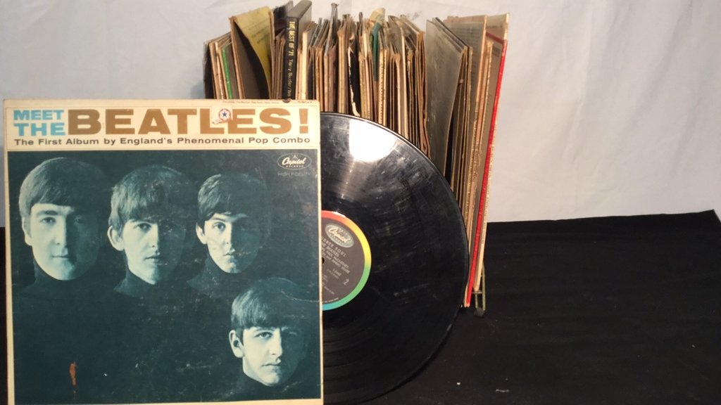 Box of LPs: Box of LPs various conditions some vinyls missing