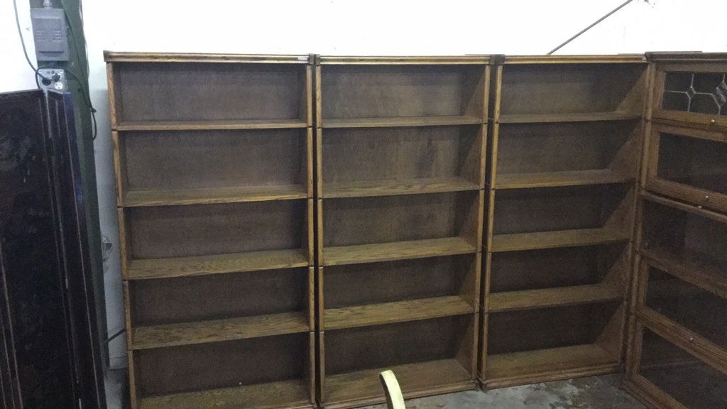 Three Oak bookshelves (1 of 5)