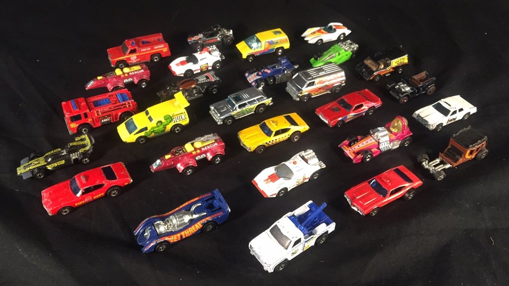 Lot of Hot Wheels Cars 1969-1979: Lot of Hot Wheels Cars 1969-1979. Fair to Excellent Condition. Parts may be missing.