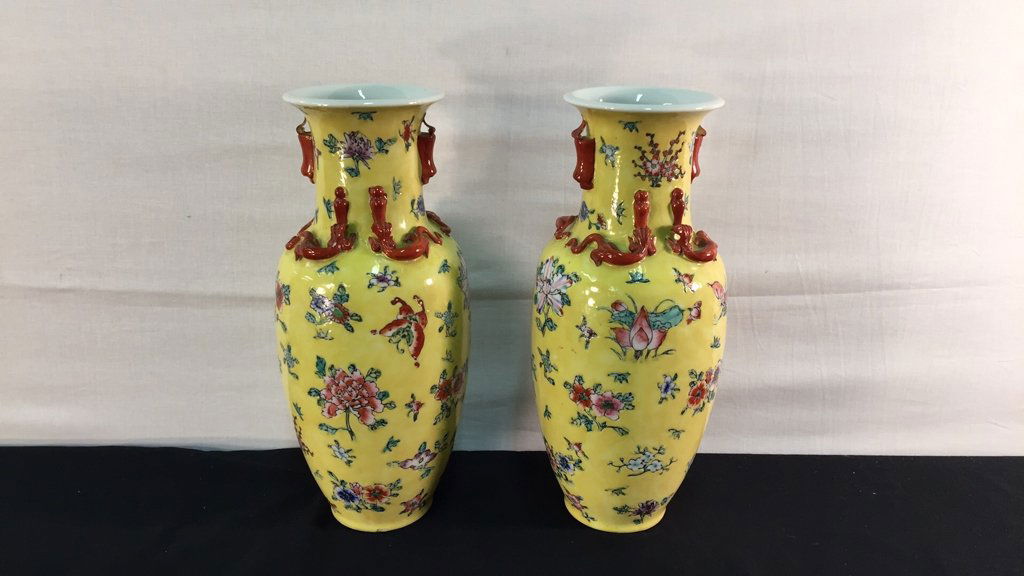 Pair of Asian Porcelain Vases (1 of 5)