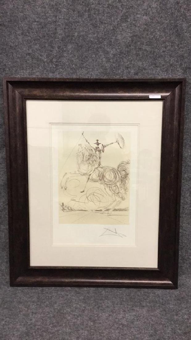 Don Quixote by Salvador Dali lithograph (1 of 5)