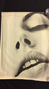 Vintage Mirror of Venus Poster by Wingate Paine: Mouth. Vintage Mirror of Venus Photo Poster by Wingate Paine. Photo on poster dates 1964/1965. Appx 40"x30".