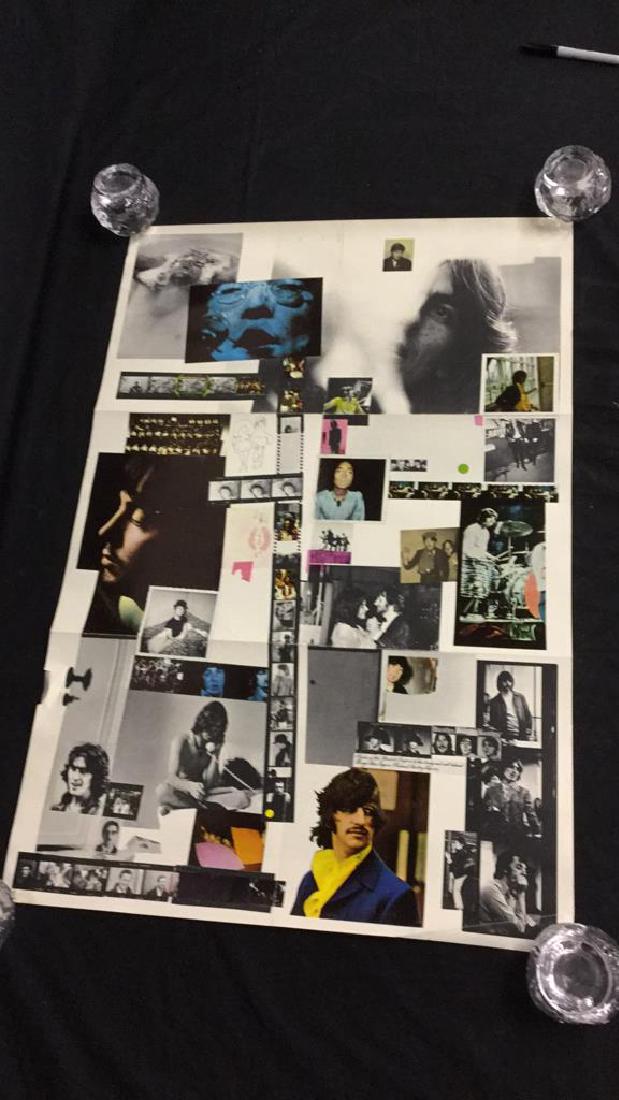 The Beatles 1968 "White Album" promotional poster (1 of 7)