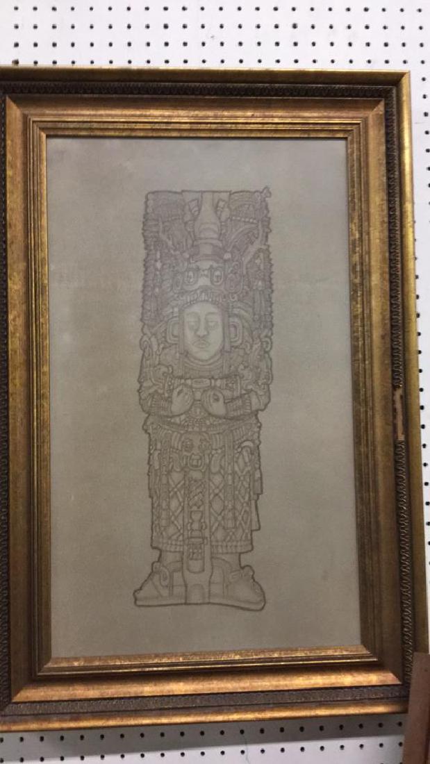 Maya Chief tile artwork. (1 of 2)