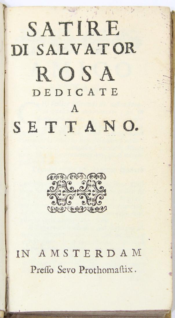 [Literature]ROSA-SATIRE DI SALVATOR ROSA DEDICATE A (1 of 7)