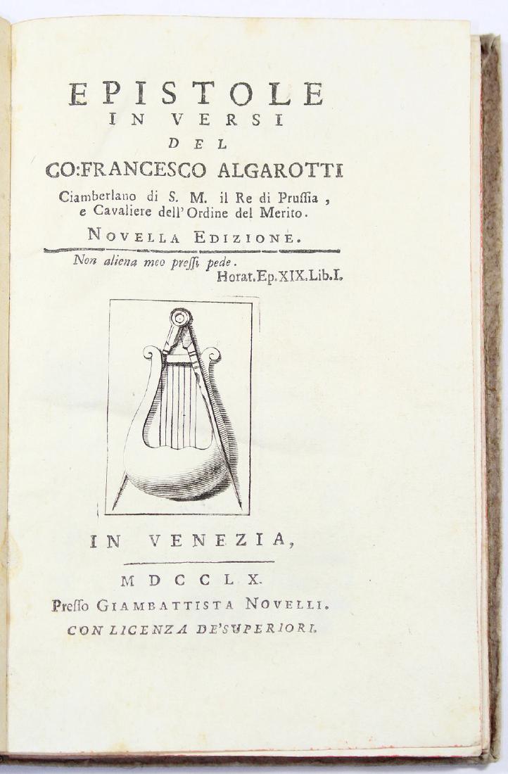 [Poetry]ALGAROTTI-EPISTOLE IN VERSI 1760 (1 of 5)