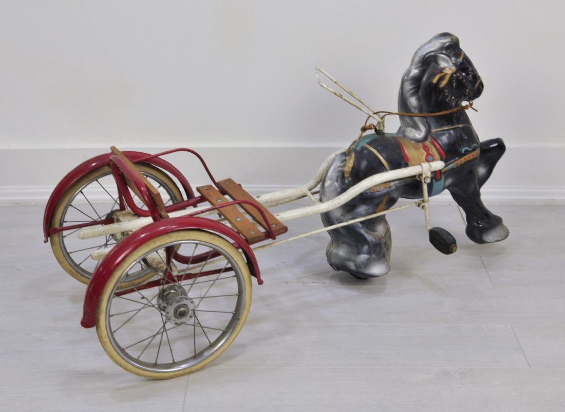 1940s Pedal Horse and Cart by MOBO 