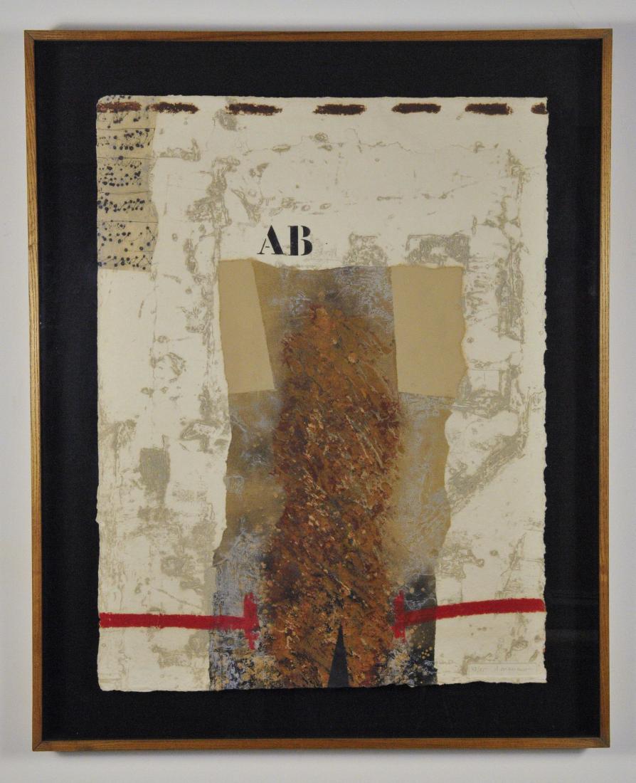 James Coignard Carborundum Etching, one of two in a (1 of 6)