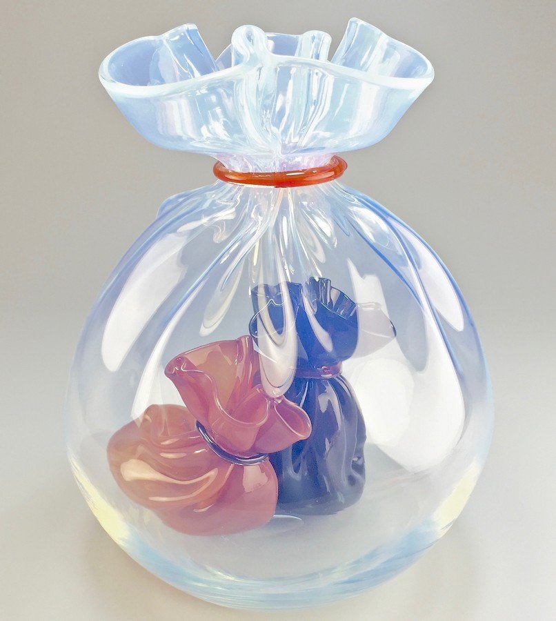 Glass Sculpture from 1983 by John Littleton and Kate (1 of 4)