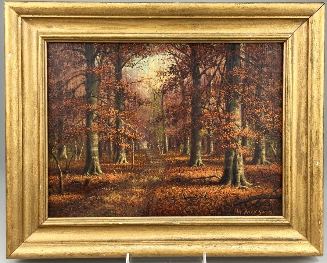 William McKendree Snyder Painting of Autumn Forest (1 of 6)