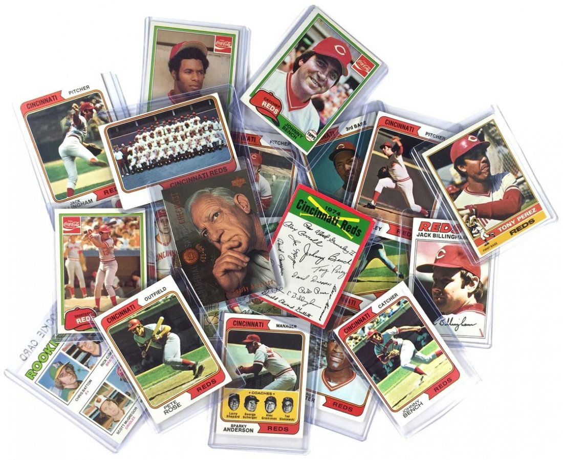 Cincinnati Reds Topps Baseball Cards From 1970s and (1 of 8)