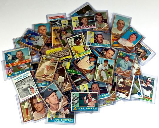 Collection of 70 Topps Baseball Cards from 1960s (1 of 5)