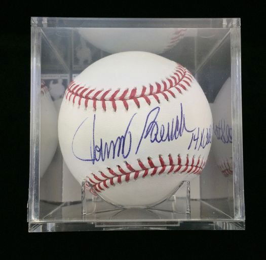 Johnny Bench Autographed Baseball (1 of 7)
