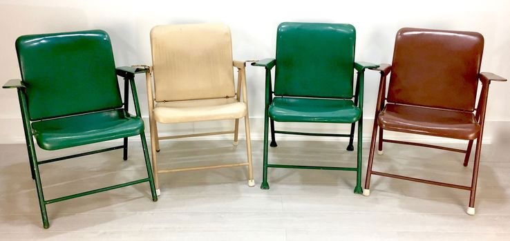 Set Of 4 Samson Folding Chairs By Russel Wright Dec 04 2016