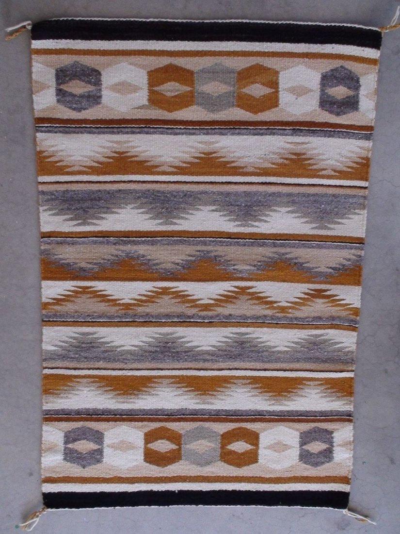 Native American Navajo Ganado Wool Hand Made Rug (1 of 5)
