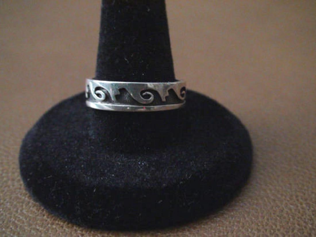 Native American Hopi Sterling Silver Ring Size 9.25 (1 of 4)