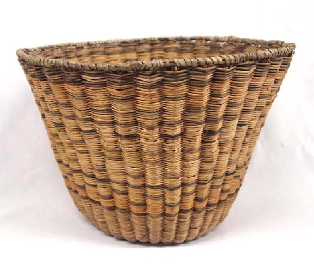 Antique Native American Hopi Polychrome Peach Basket (1 of 3)
