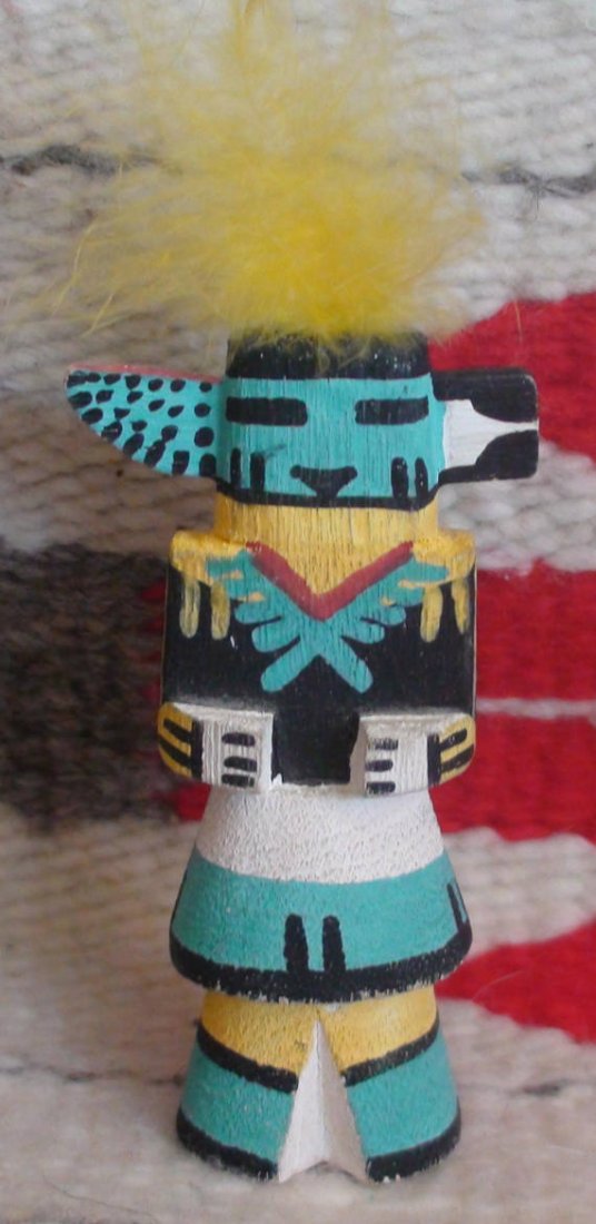 Native American Hopi Route 66 Rain Maker Kachina Carved (1 of 3)
