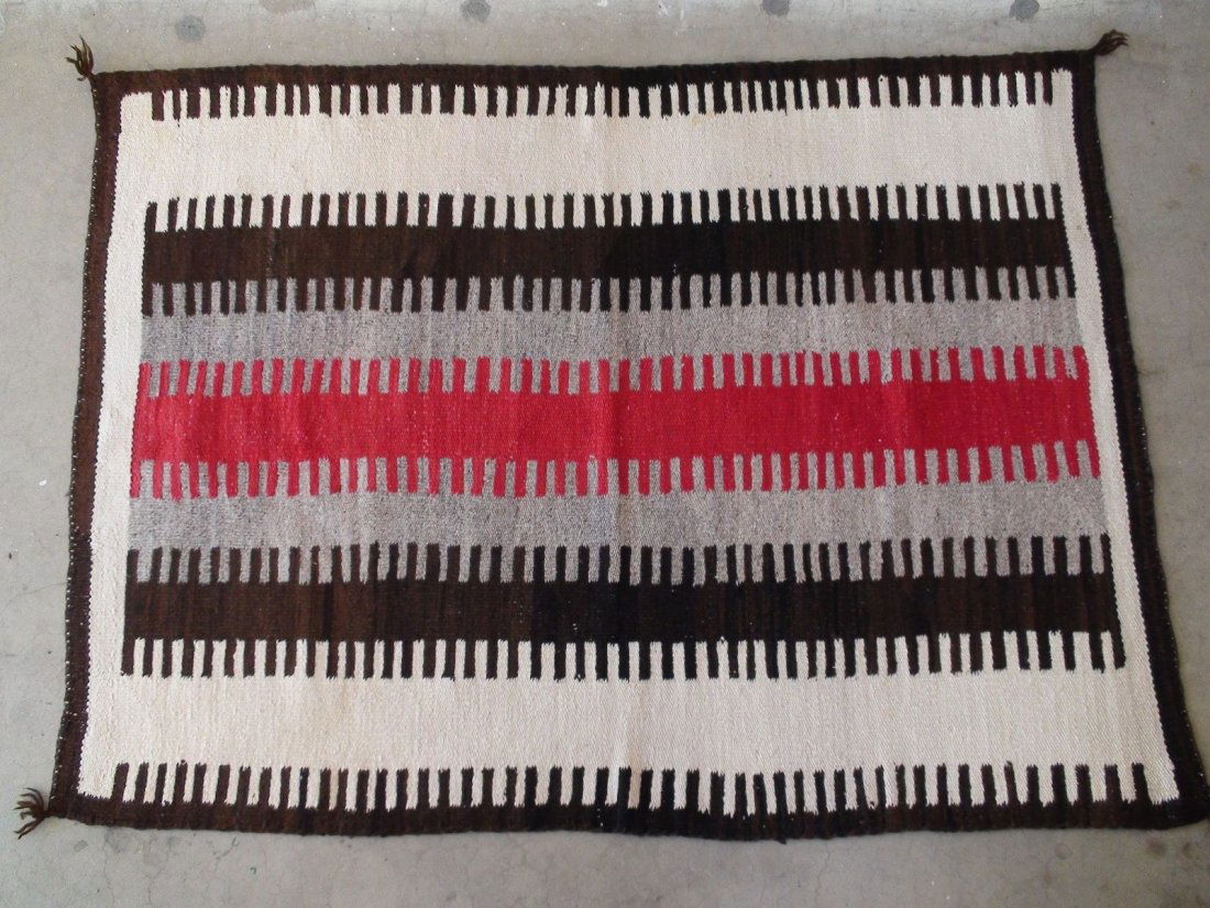 Antique Native American Navajo Rug Blanket (1 of 8)