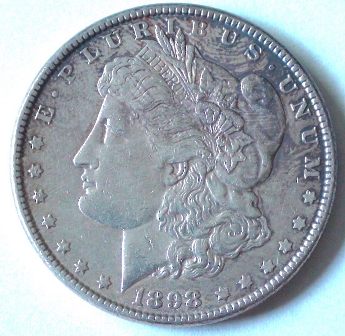 1898 Morgan Silver Dollar United States High Grade (1 of 3)