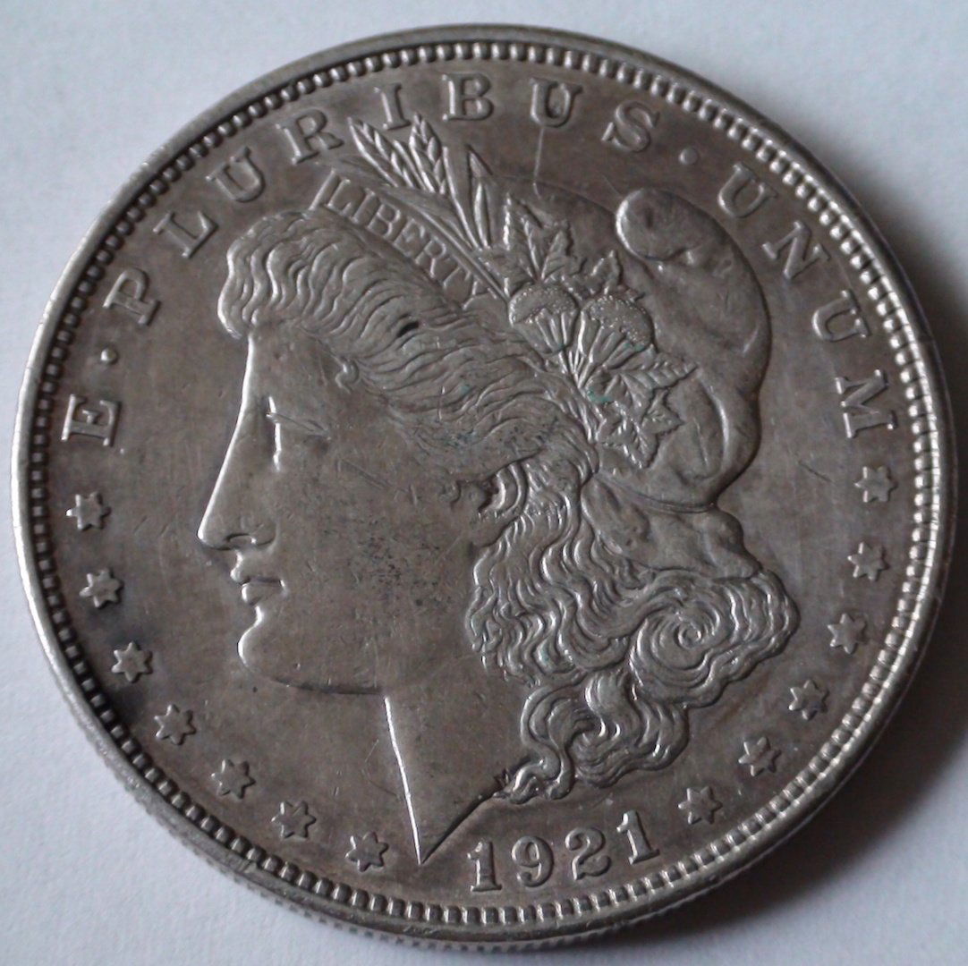 1921 D Morgan Silver Dollar United States High Grade (1 of 2)
