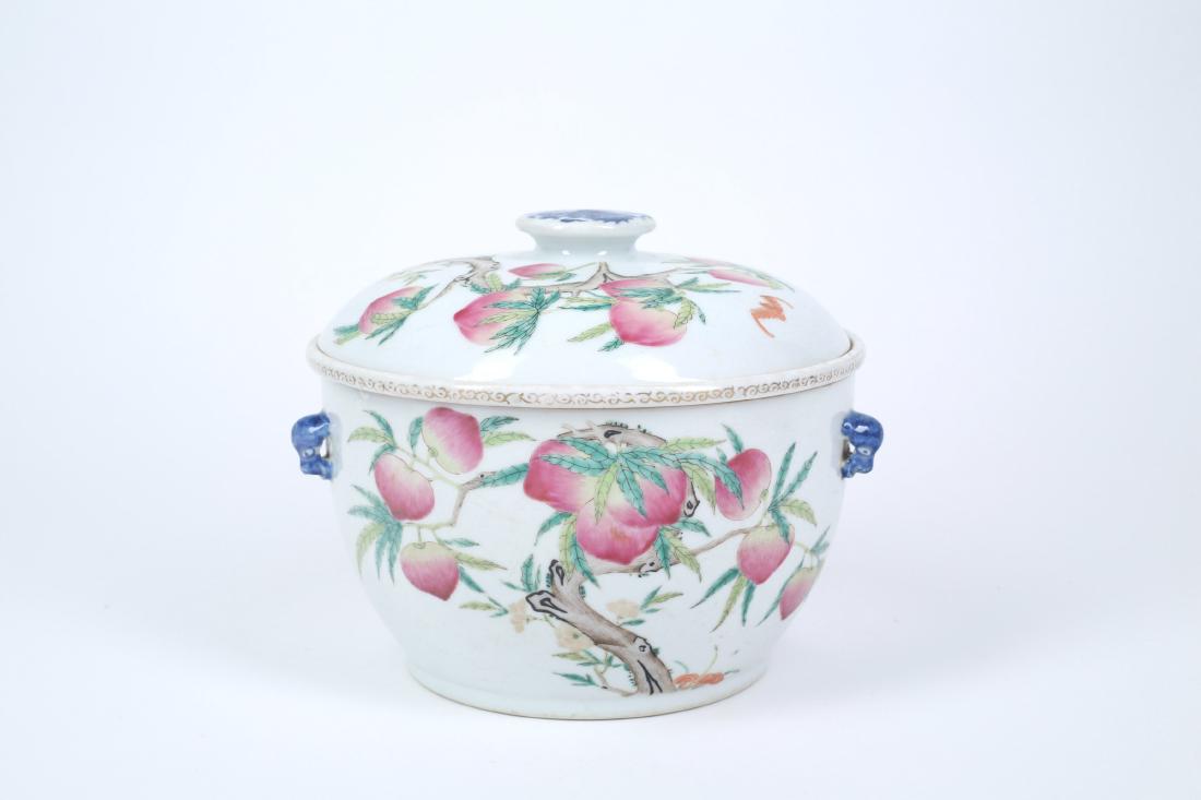 A Chinese Porcelain Tea Cup with Cover (1 of 6)
