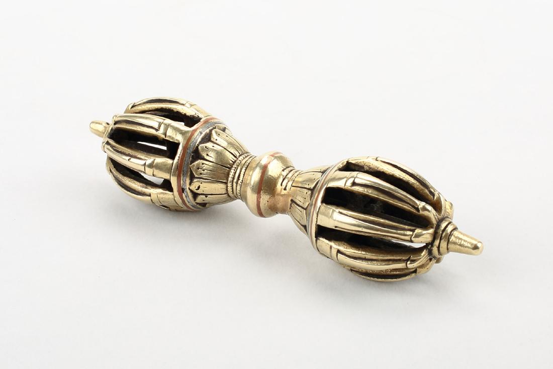 A Chinese Gilt Bronze King Kong Pestle (1 of 6)