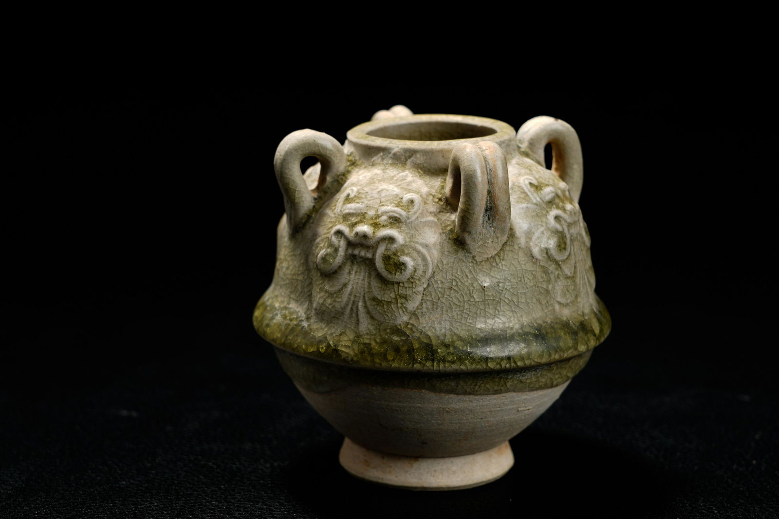 A Chinese Celadon Pottery Jar (1 of 6)