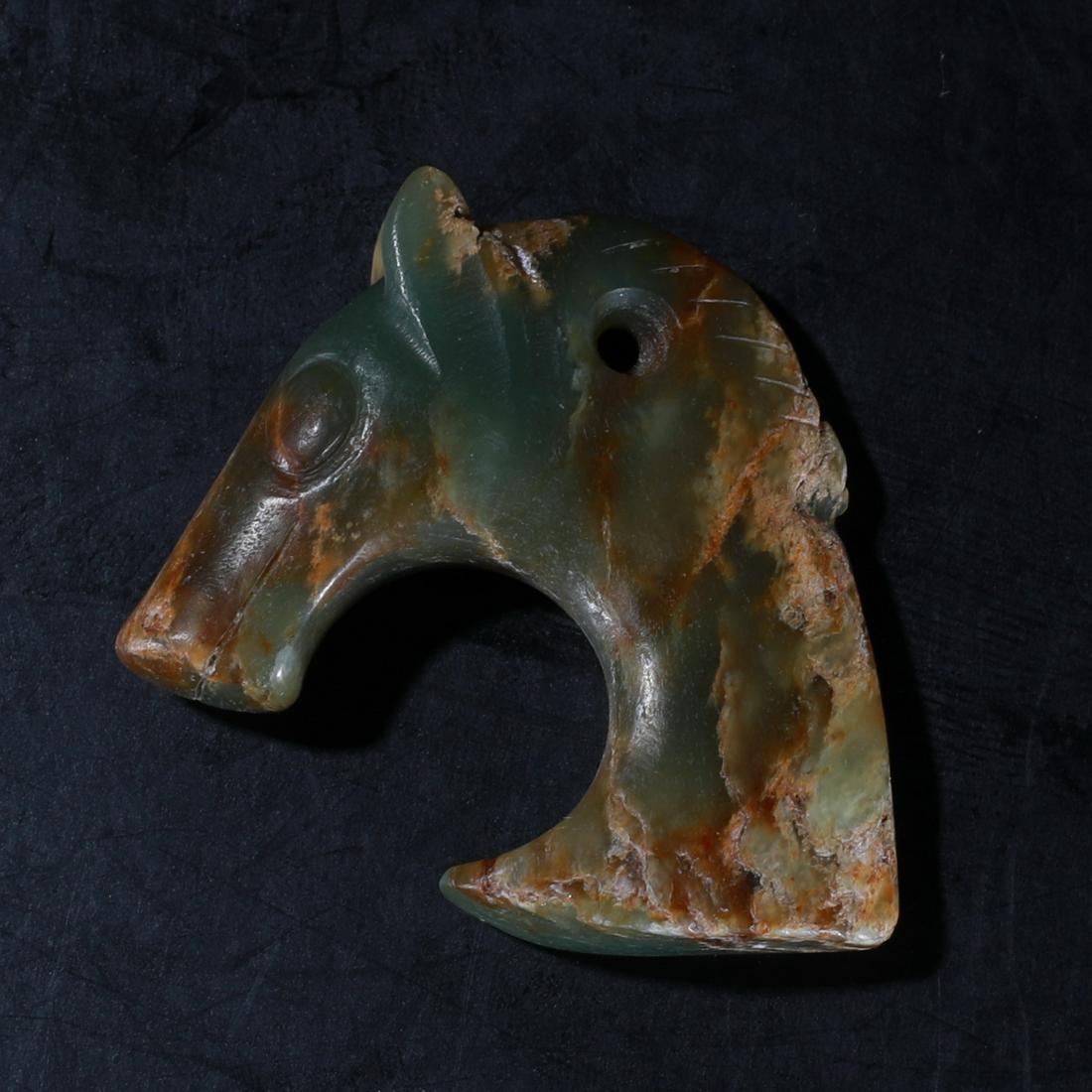 A Chinese Jade Horse Head (1 of 4)