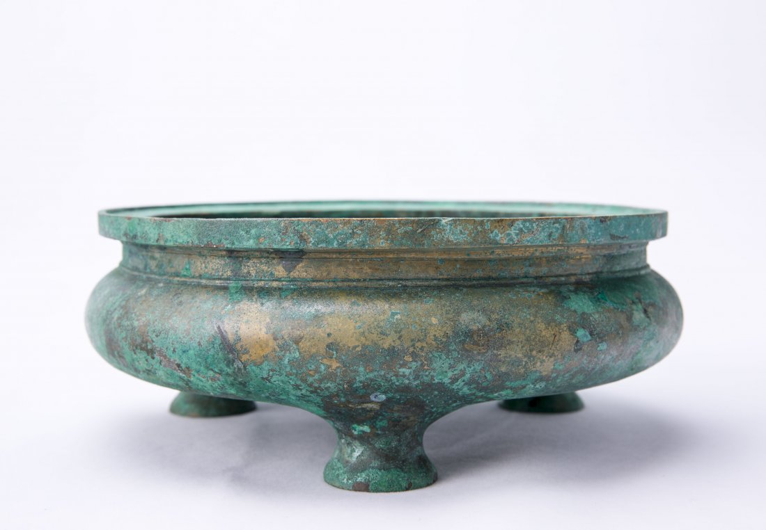 A Chinese Tripod Bronze Stove (1 of 4)