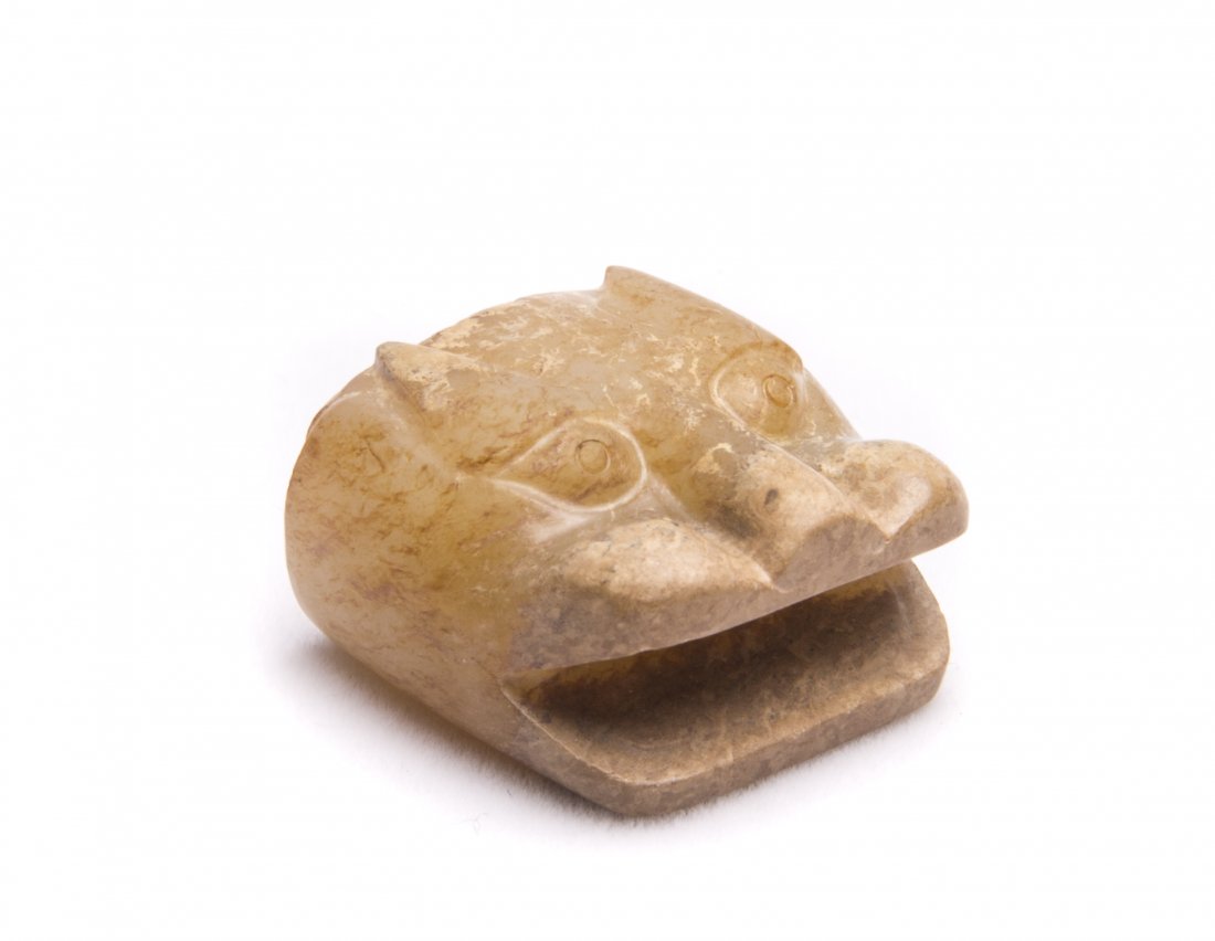 A Chinese Jade Head of Tiger (1 of 7)