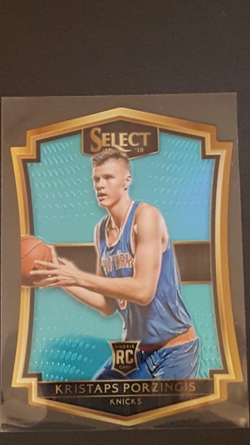 2015-16 Select Premier Prizms Light Blue Die Cut #196 K (1 of 1)