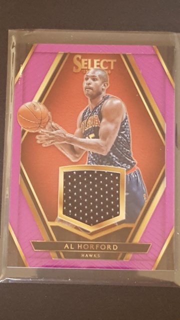 2015-16 Select Swatches Prizms Purple #68 Al Horford/99 (1 of 1)