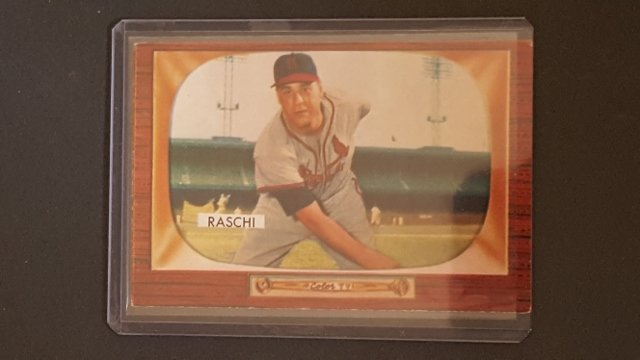 1955 Bowman #185 Vic Raschi (1 of 1)