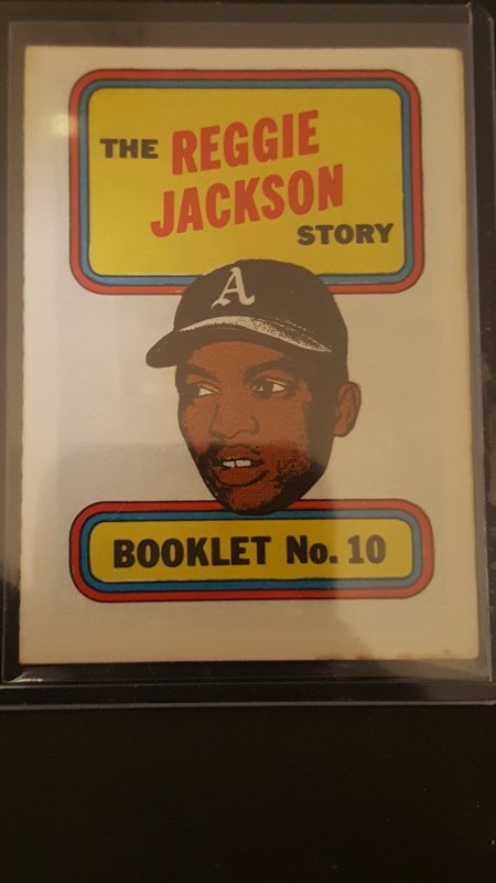1970 Topps Booklets #10 Reggie Jackson (1 of 1)