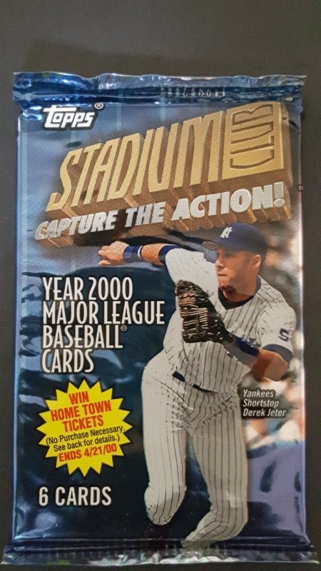 Unopened Pack Of 2000 Topps Baseball Cards (1 of 1)